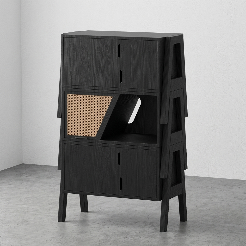 Kisaka Stackable Cabinets