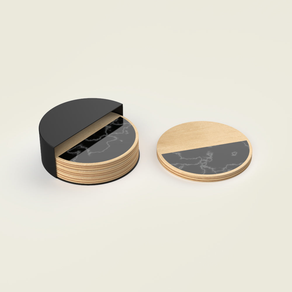 Marmo Coasters - Round