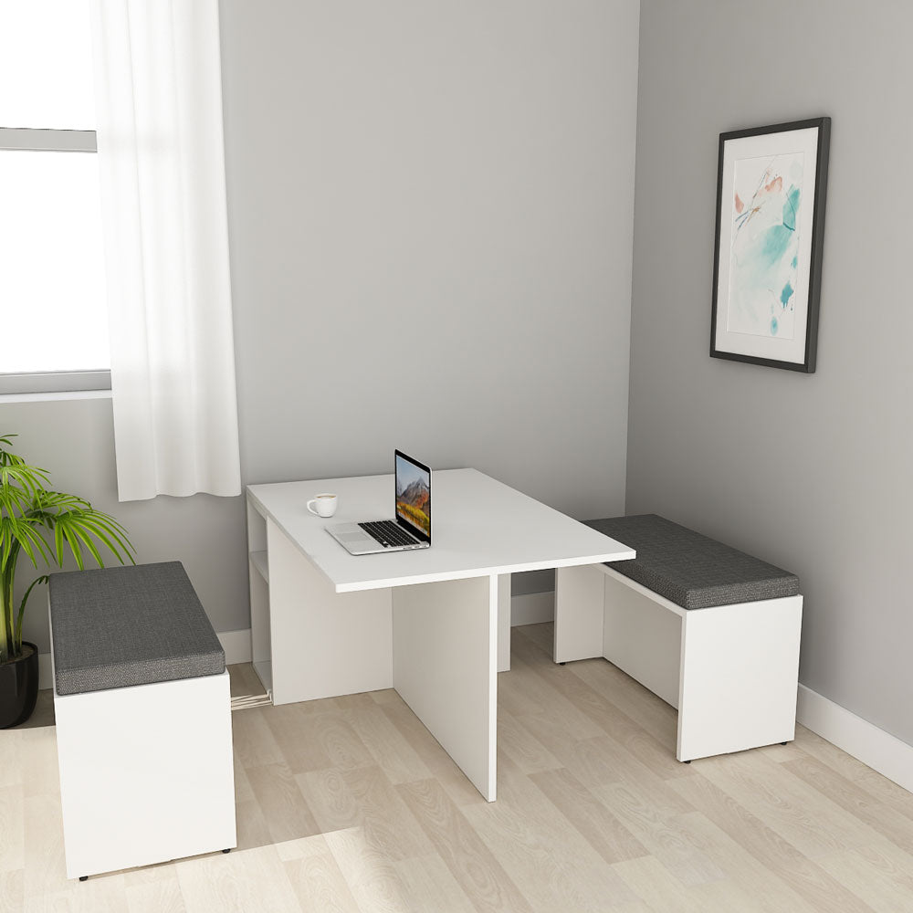 Duo White Coffee Table