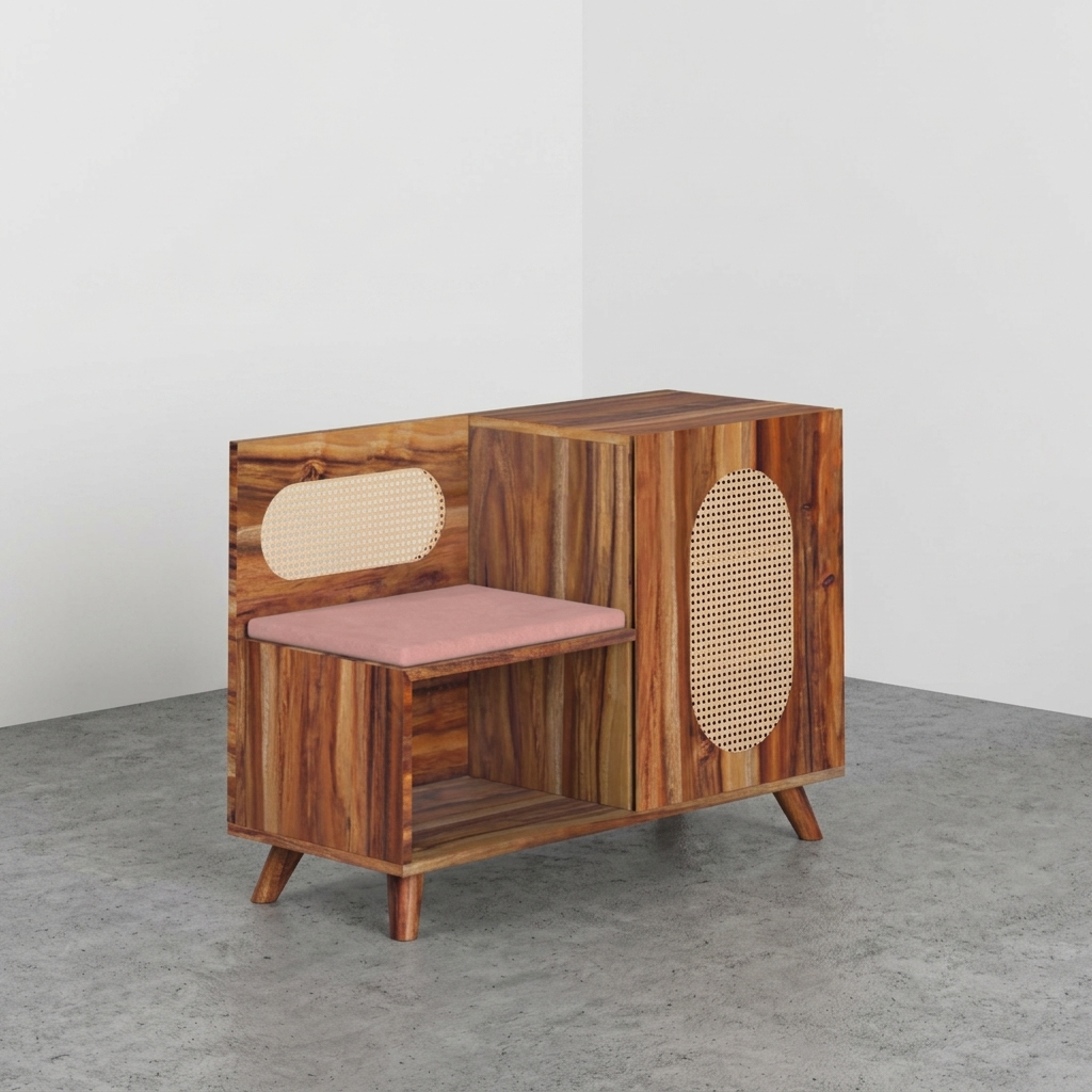 Euclid Shoe Rack with Seating