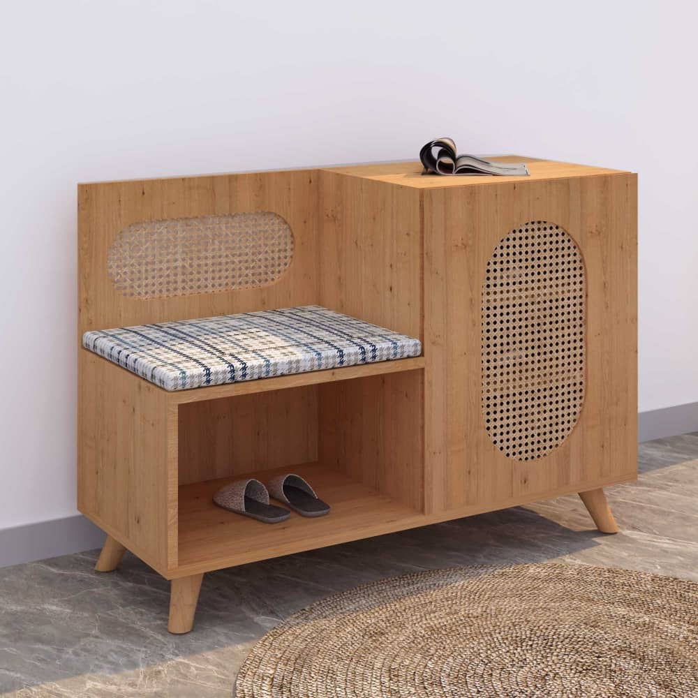 Euclid Shoe Rack with Seating