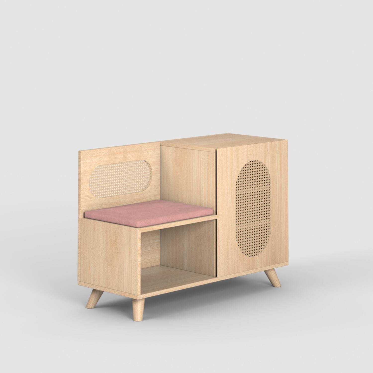 Euclid Shoe Rack with Seating