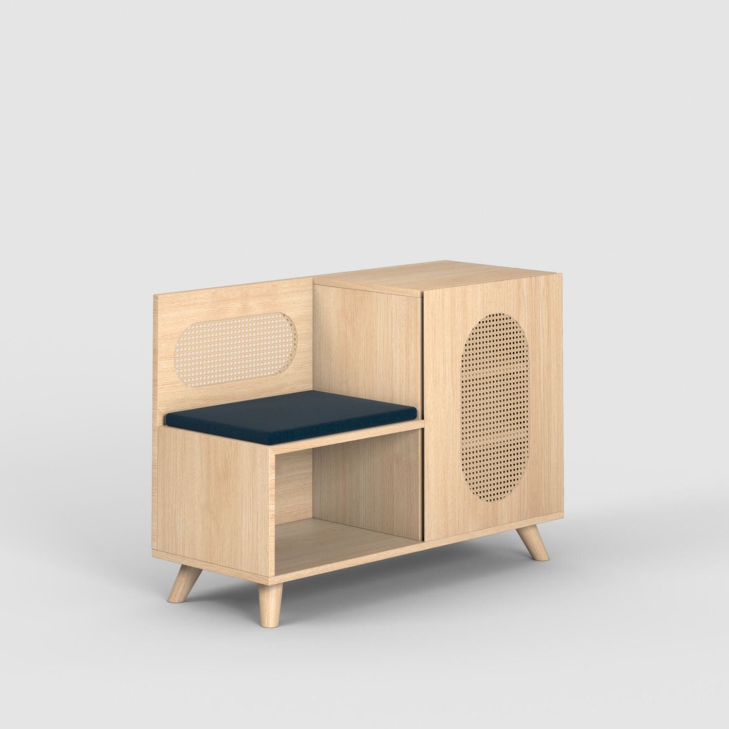 Euclid Shoe Rack with Seating