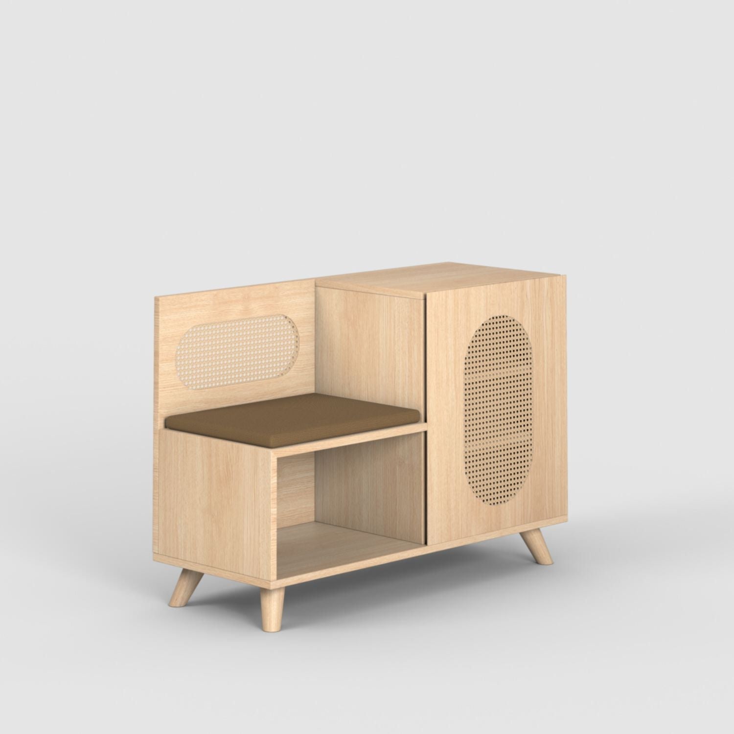 Euclid Shoe Rack with Seating