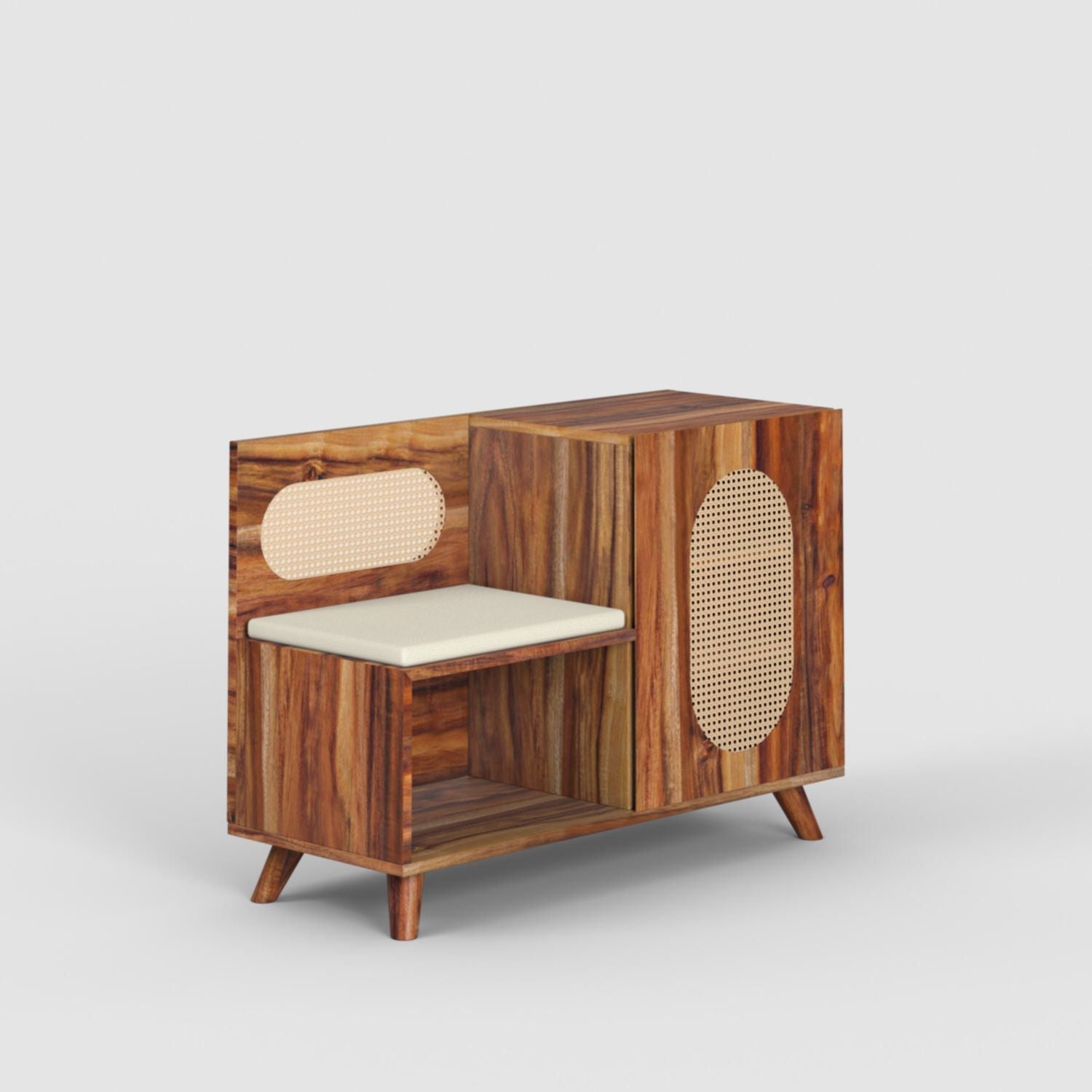 Euclid Shoe Rack with Seating