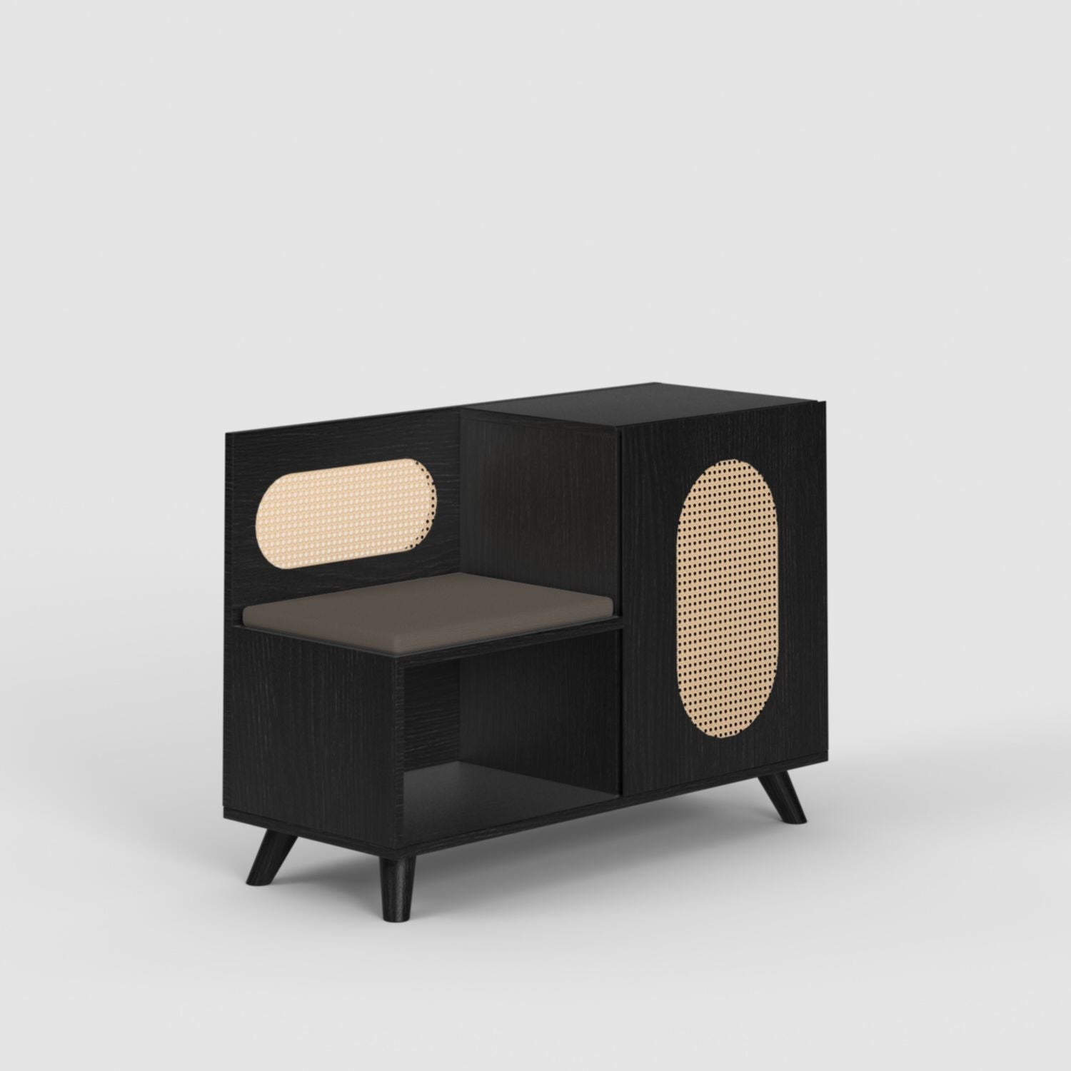 Euclid Shoe Rack with Seating