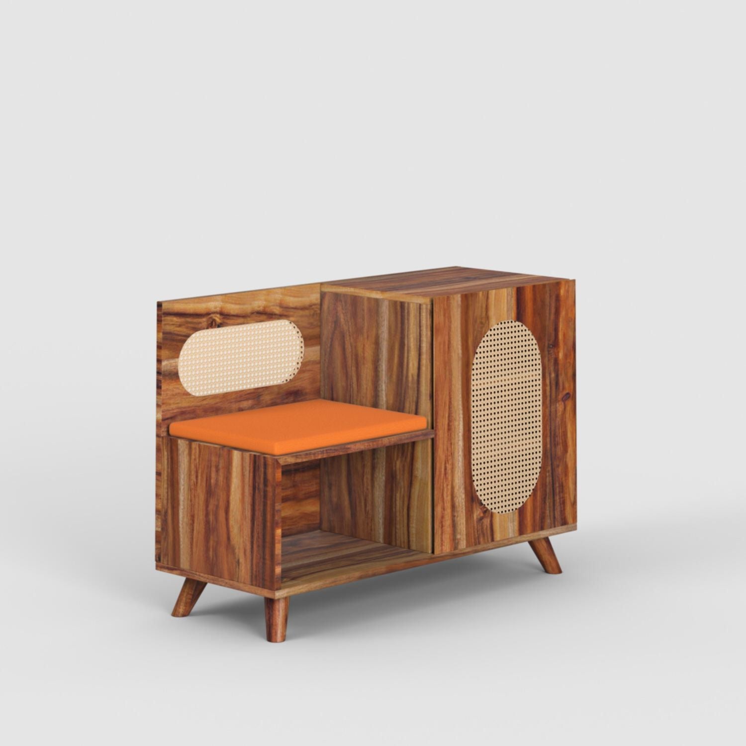 Euclid Shoe Rack with Seating