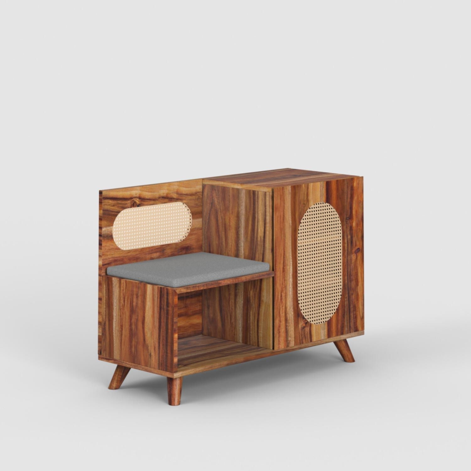 Euclid Shoe Rack with Seating