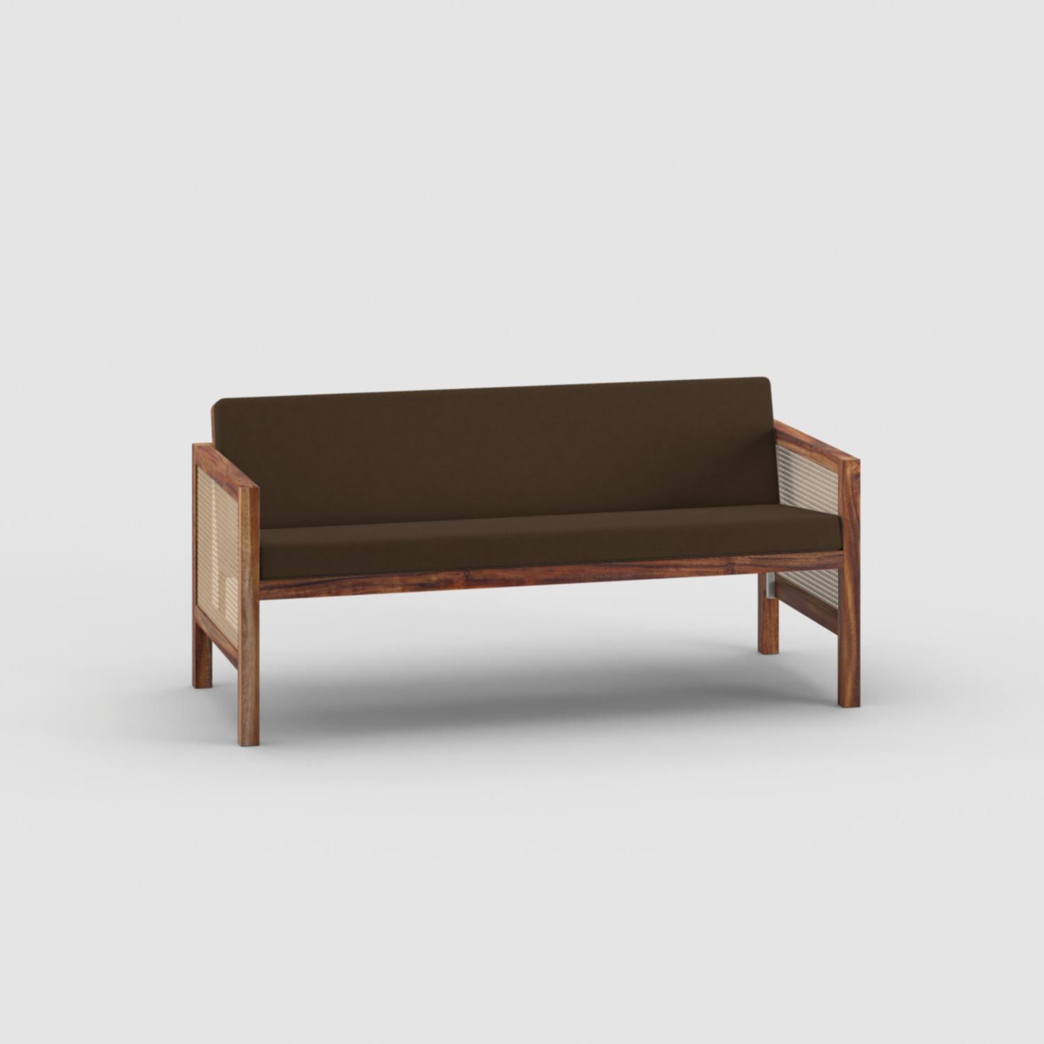 Euclid Wooden 2-Seater Sofa