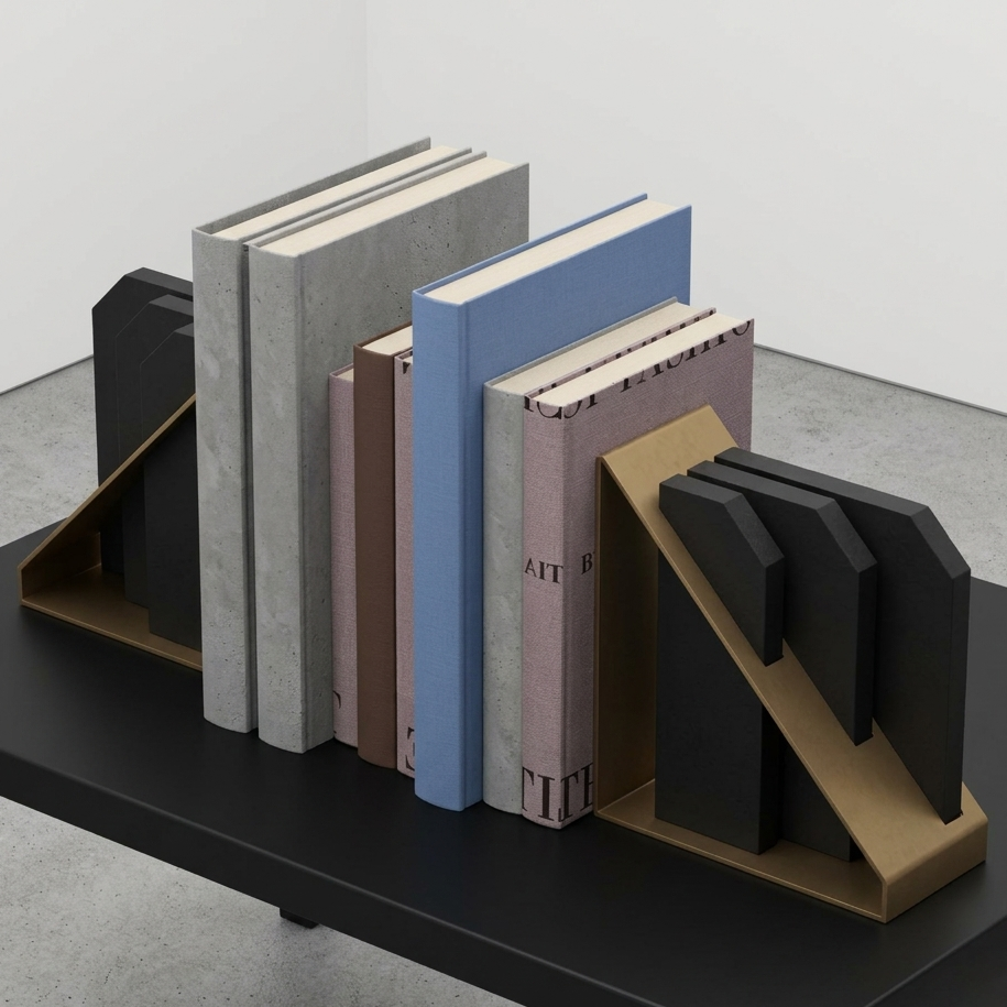 BuchenD 2.0 Bookends