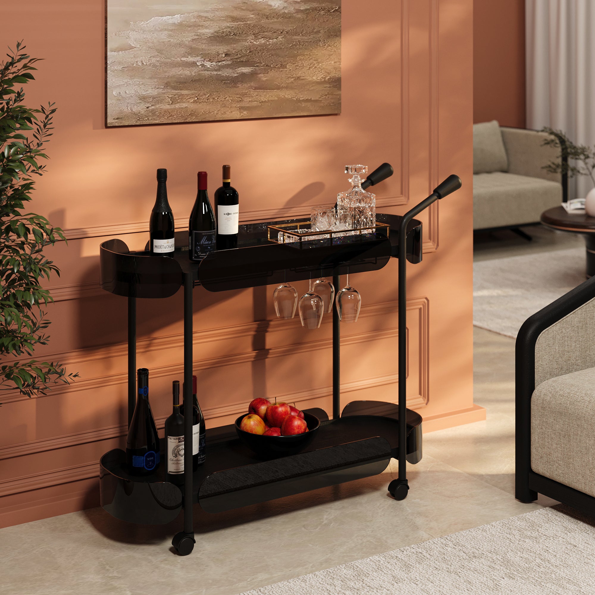 Halo Bar Cart