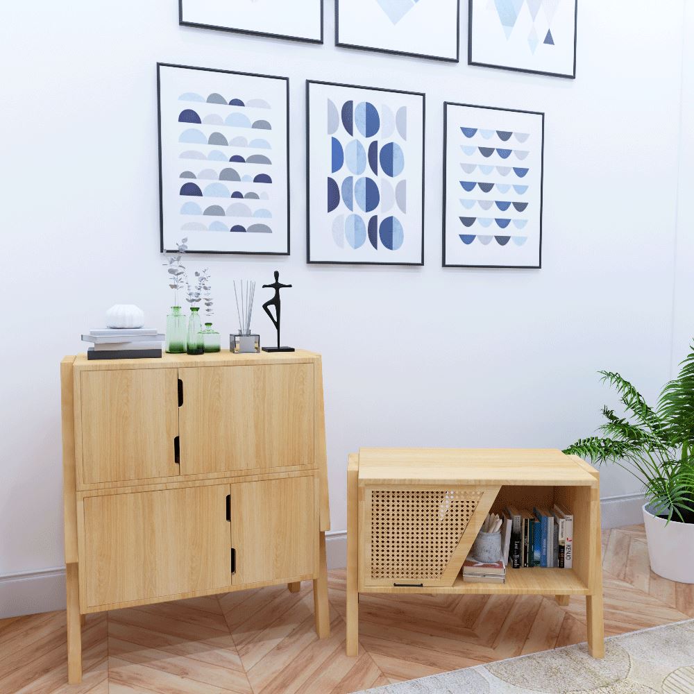 Kisaka Stackable Cabinets