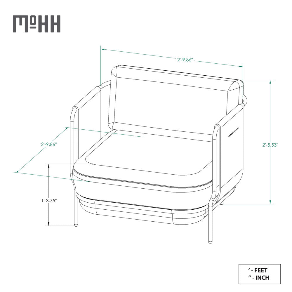 Mei 1 Seater Sofa