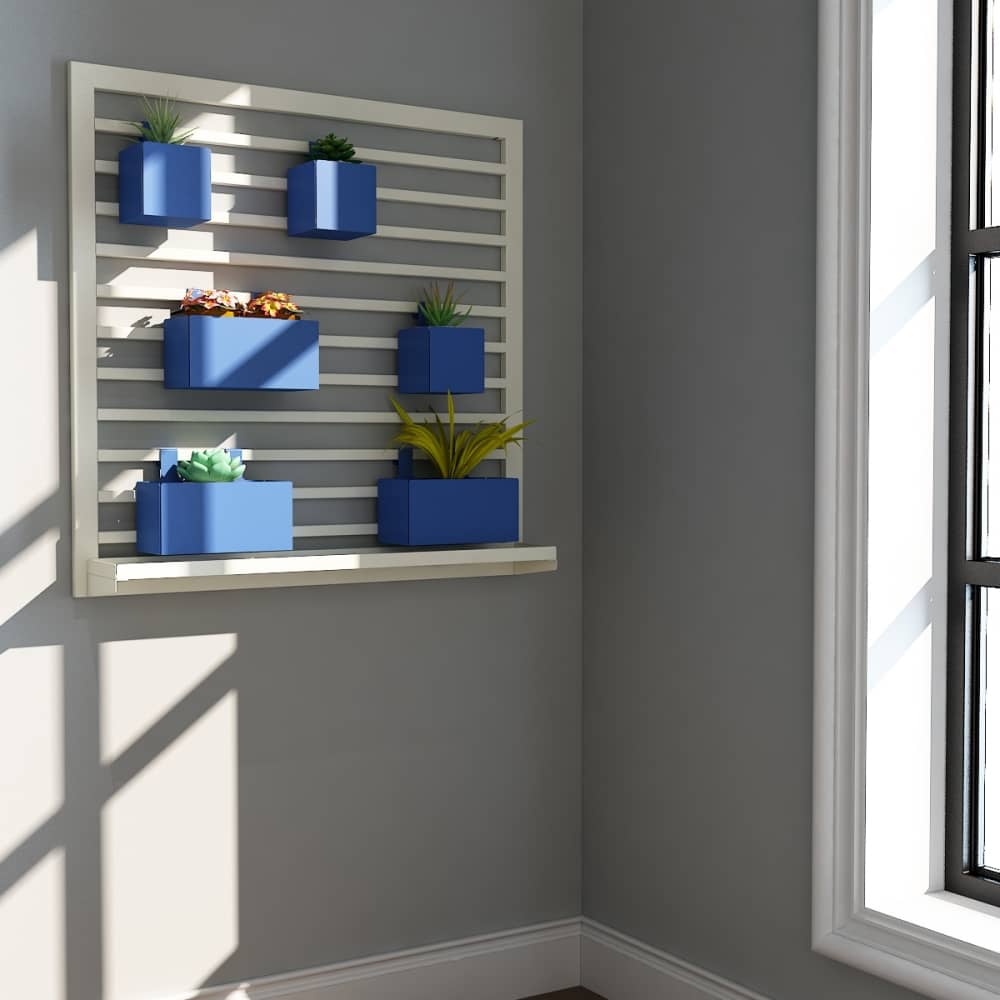 Square Wall Hung Structure (Planter)