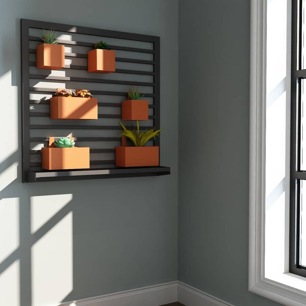 Square Wall Hung Structure (Planter)