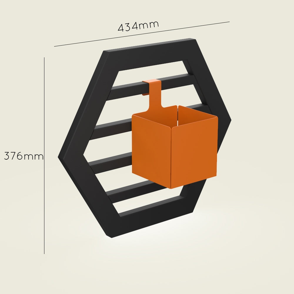 Hexagon Wall Hung Structure (Planter)