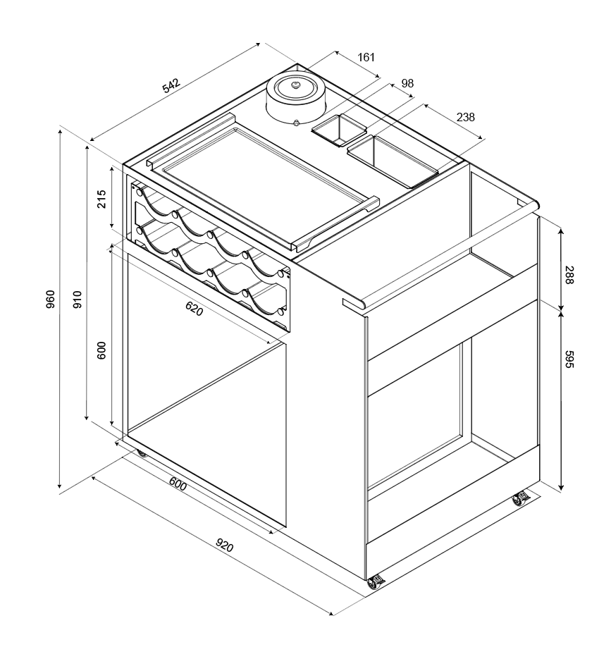 Wein Portable Bar