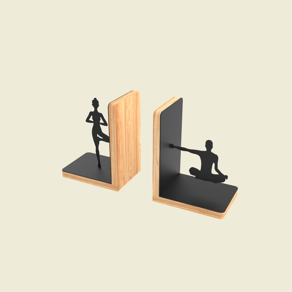 Asana 3 Bookends