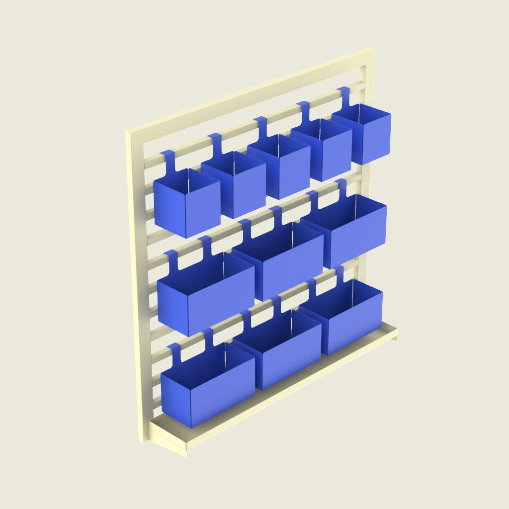 Square Wall Hung Structure (Planter)