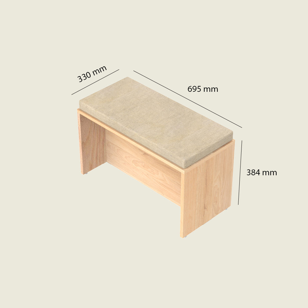 Duo White Bench
