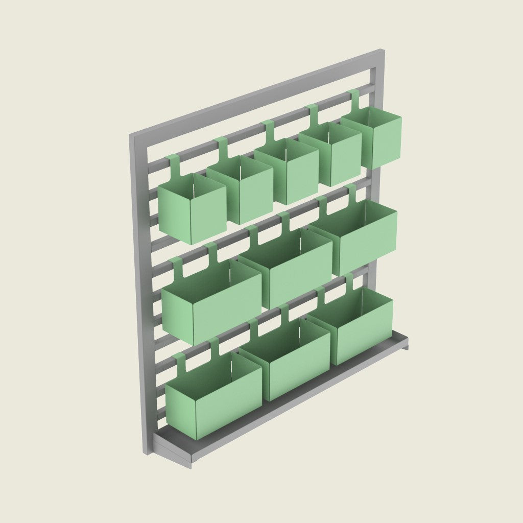 Square Wall Hung Structure (Planter)