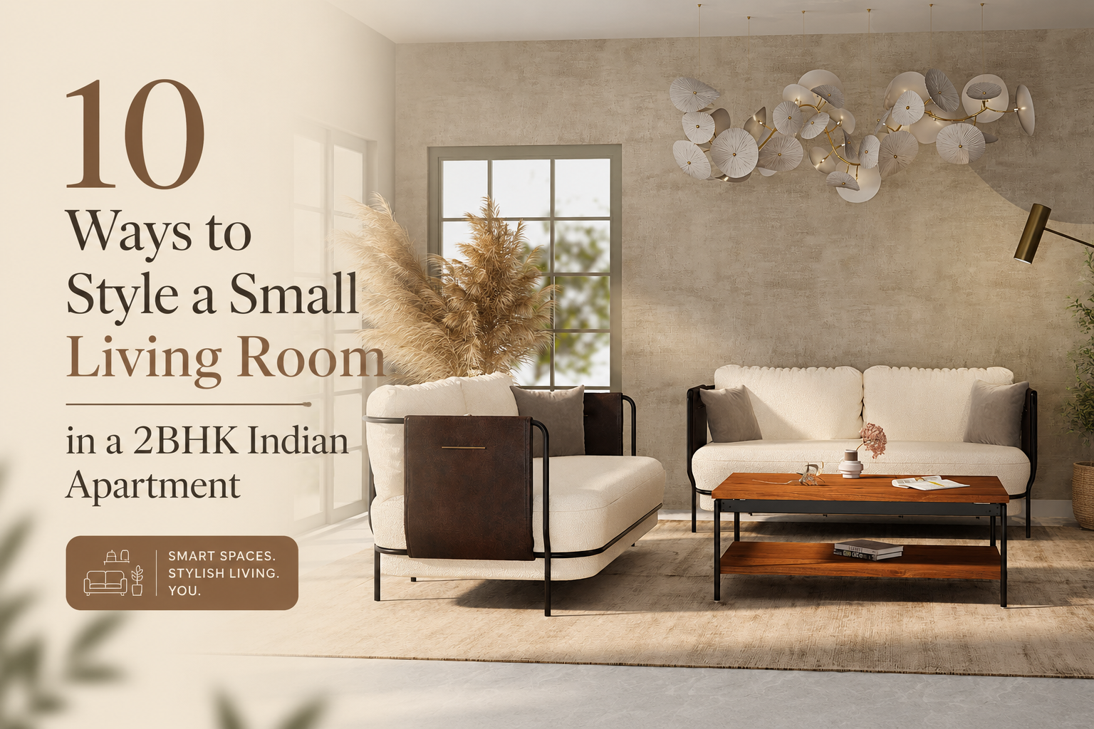 10 Ways to Style a Small Living Room in a 2BHK Indian Apartment