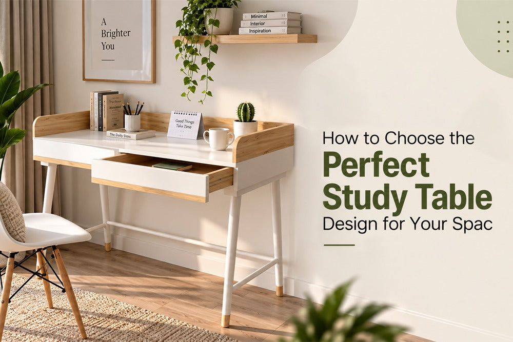 How to Choose the Perfect Study Table Design for Your Space