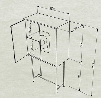 Contoura Bar Cabinet