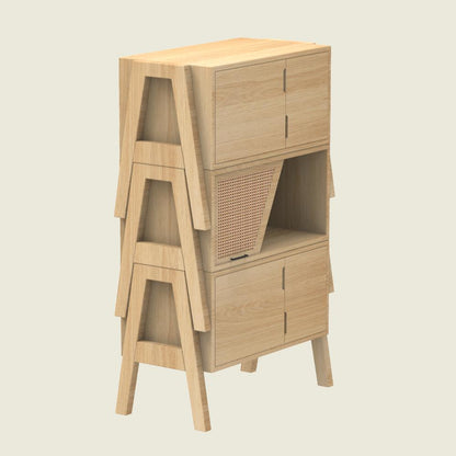 Kisaka Stackable Cabinets