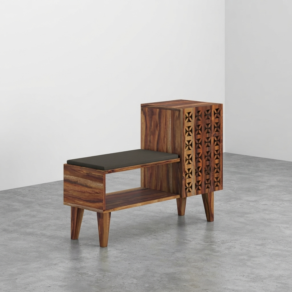 Shizen Shoe Rack with Seating