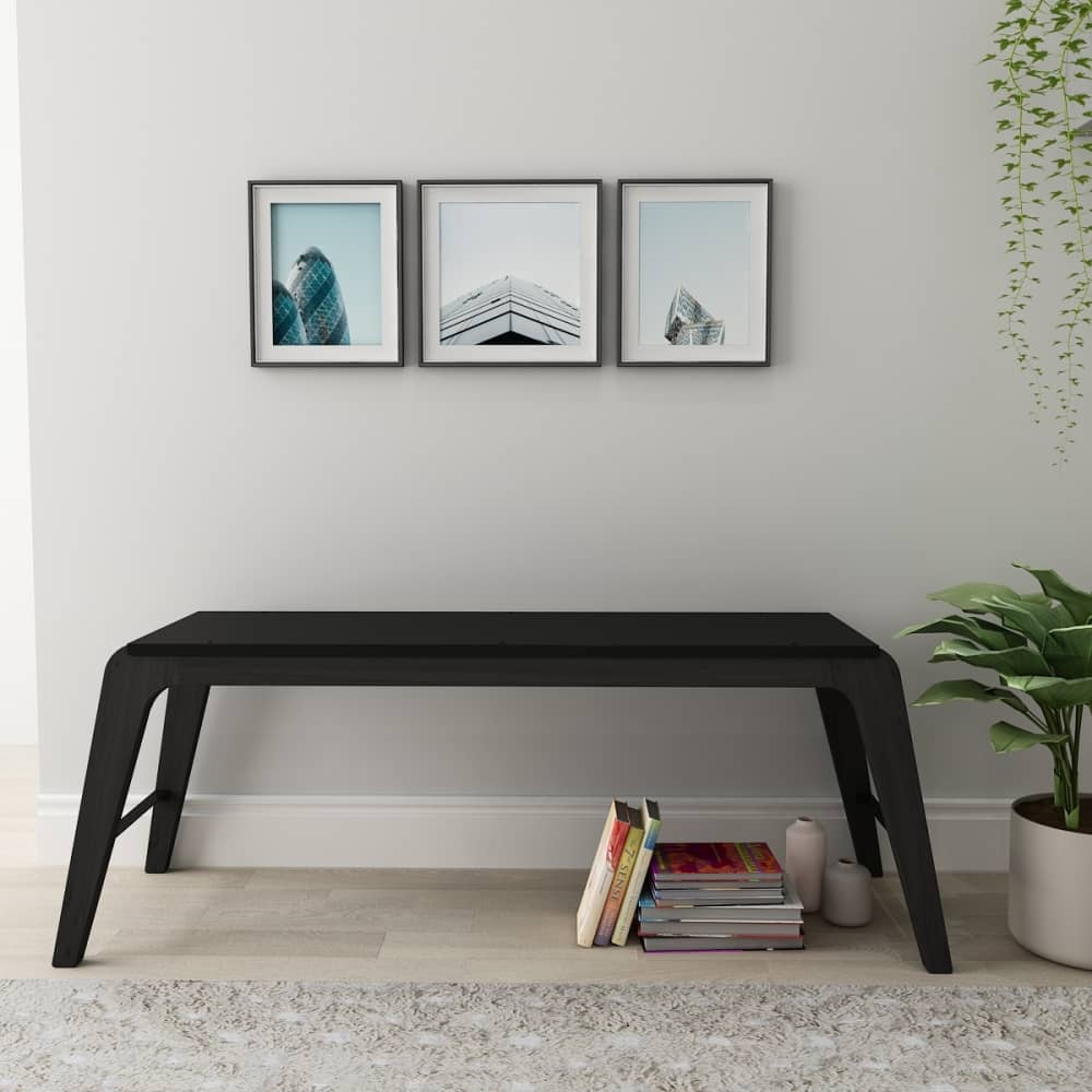 Akaei Bench – Black Stained