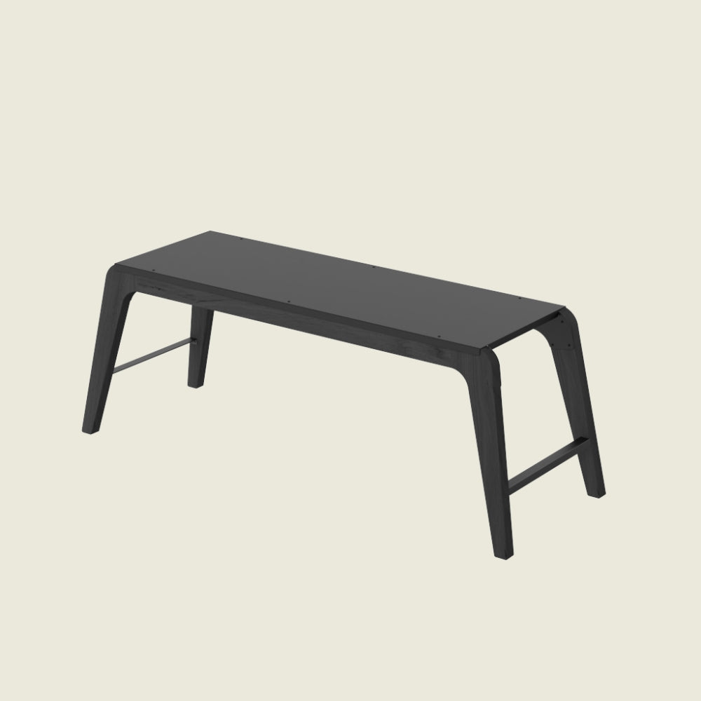 Akaei Bench – Black Stained