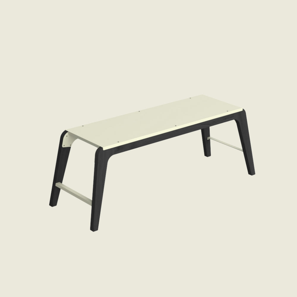 Akaei Bench – Black Stained