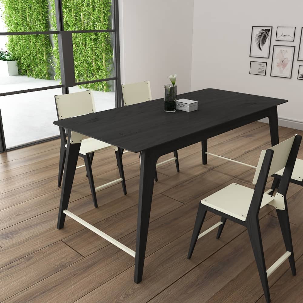 Akaei Table – Black stained