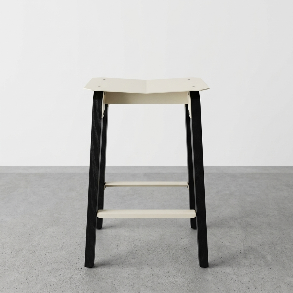 Akaei Stool – Black Stained
