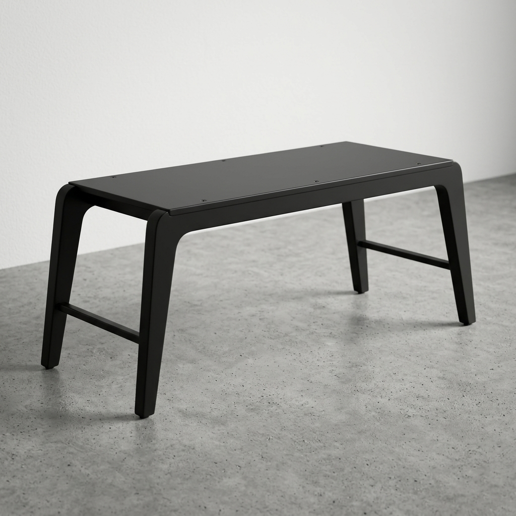 Akaei Bench – Black Stained