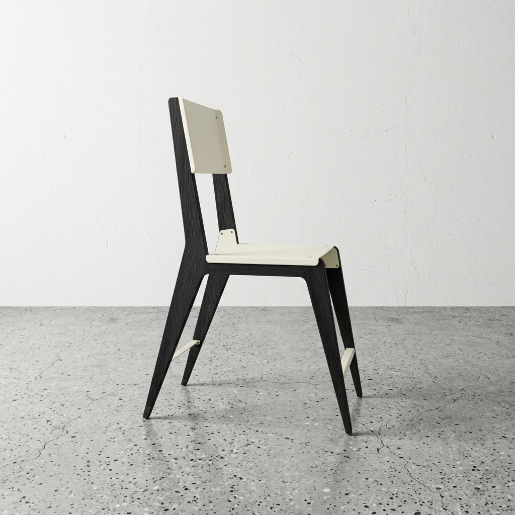 Akaei Chair – Black Stained
