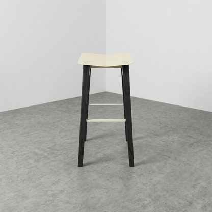 Akaei Outdoor Bar Stool - Black Stained