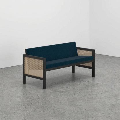 Euclid Wooden 2-Seater Sofa