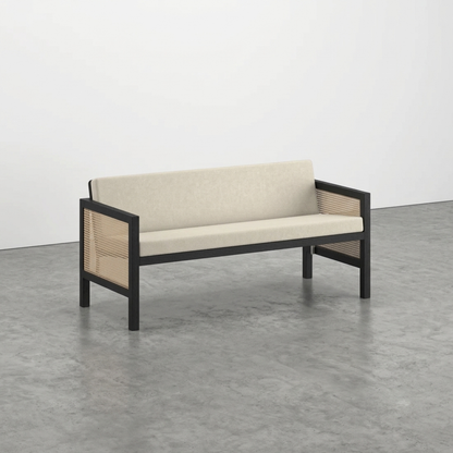 Euclid Wooden 2-Seater Sofa