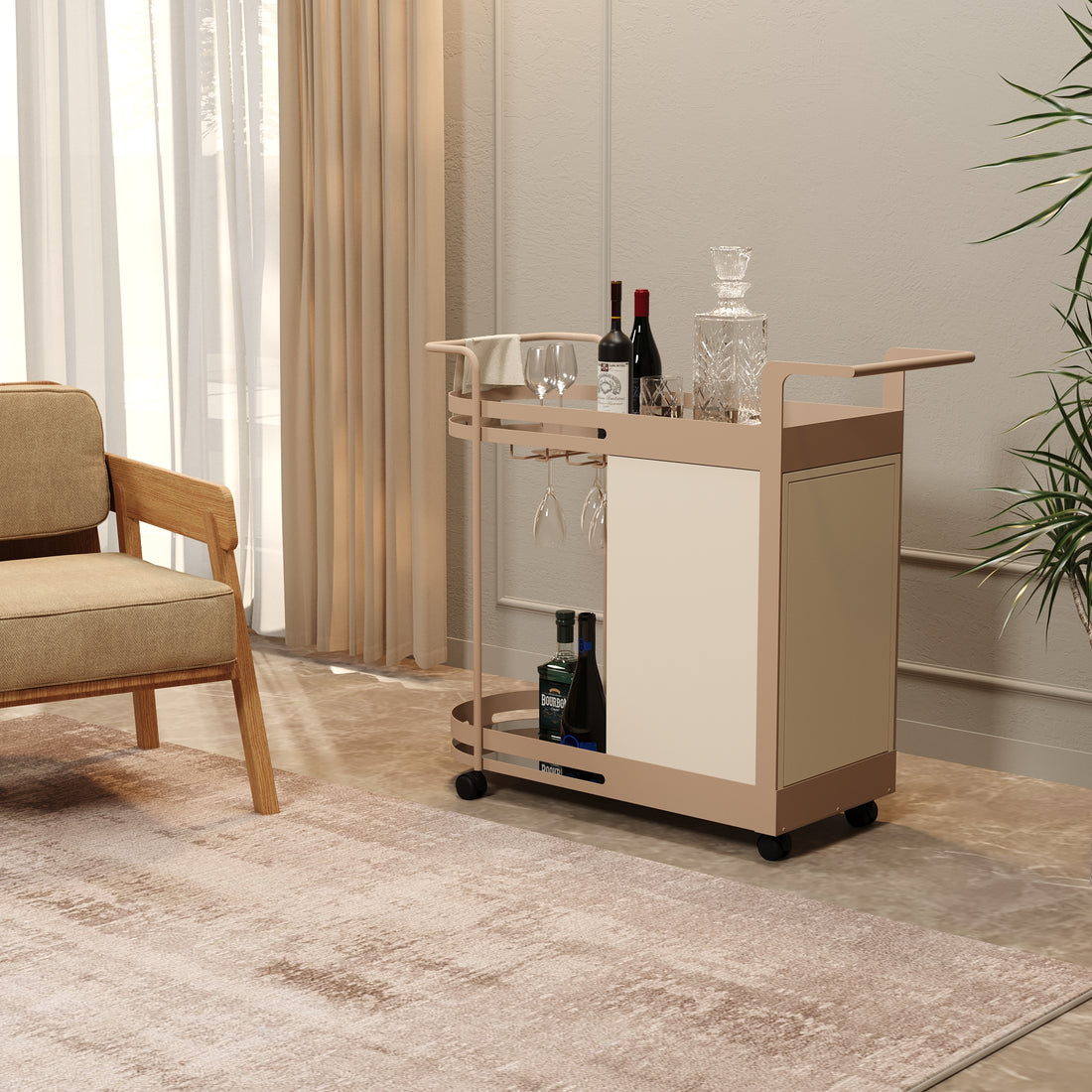 Beatles Bar Cart