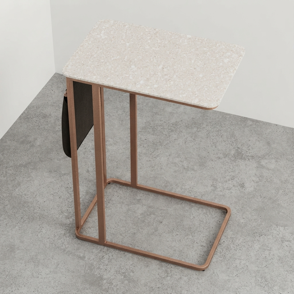 Cullen End Table 1 - Corian