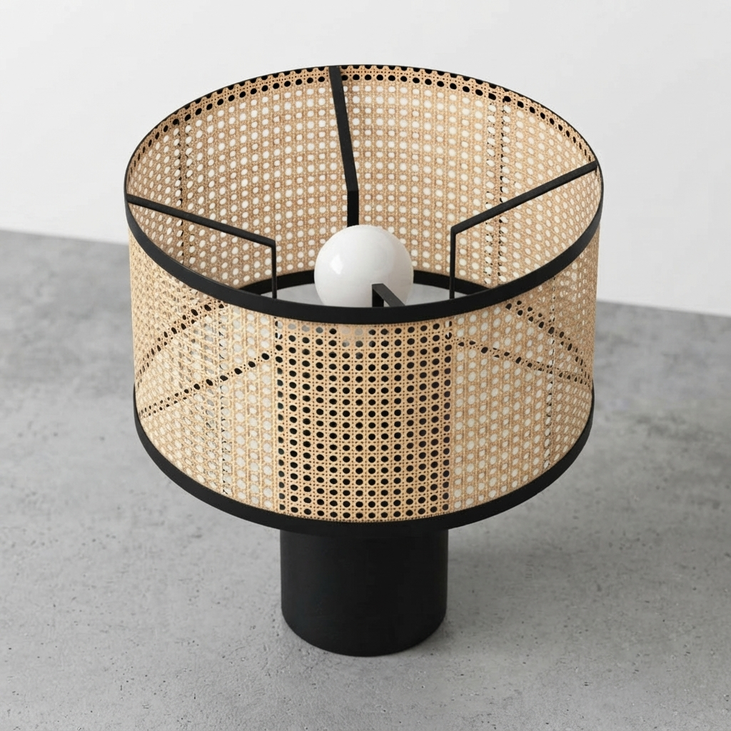 Austri Wicker Table Lamp