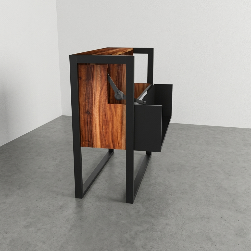 Botoru Nero Bar Cabinet