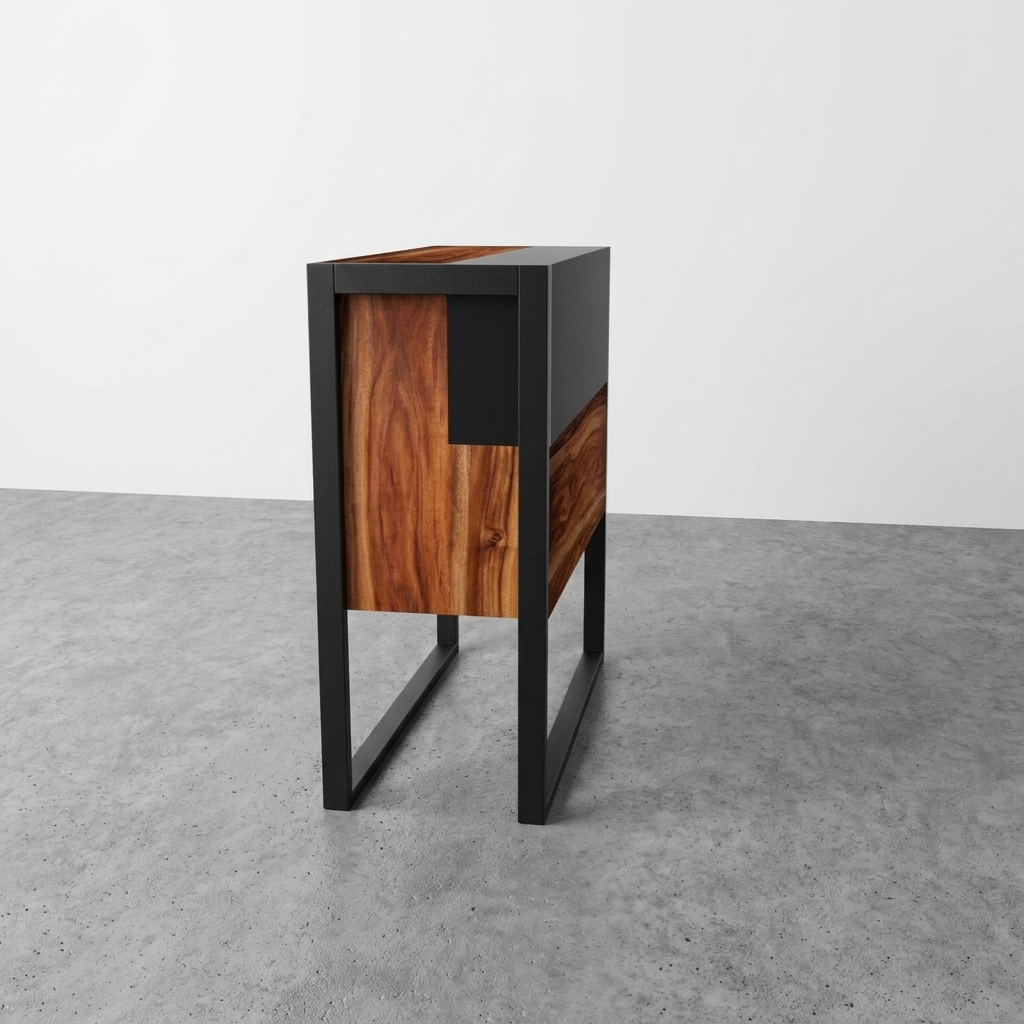 Botoru Nero Bar Cabinet