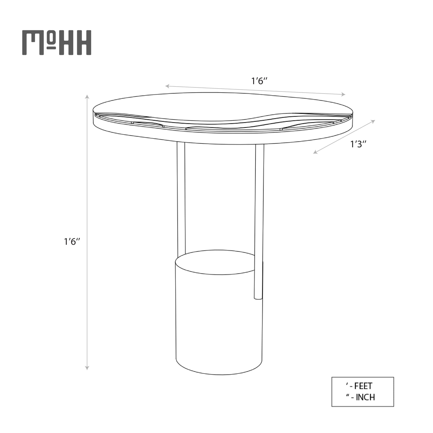 Celia End Table