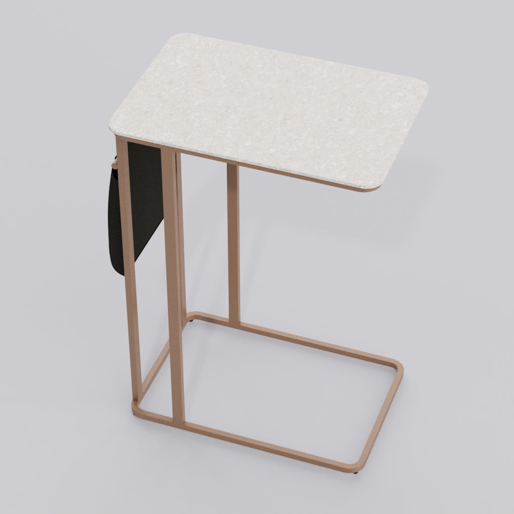 Cullen End Table 1 - Corian