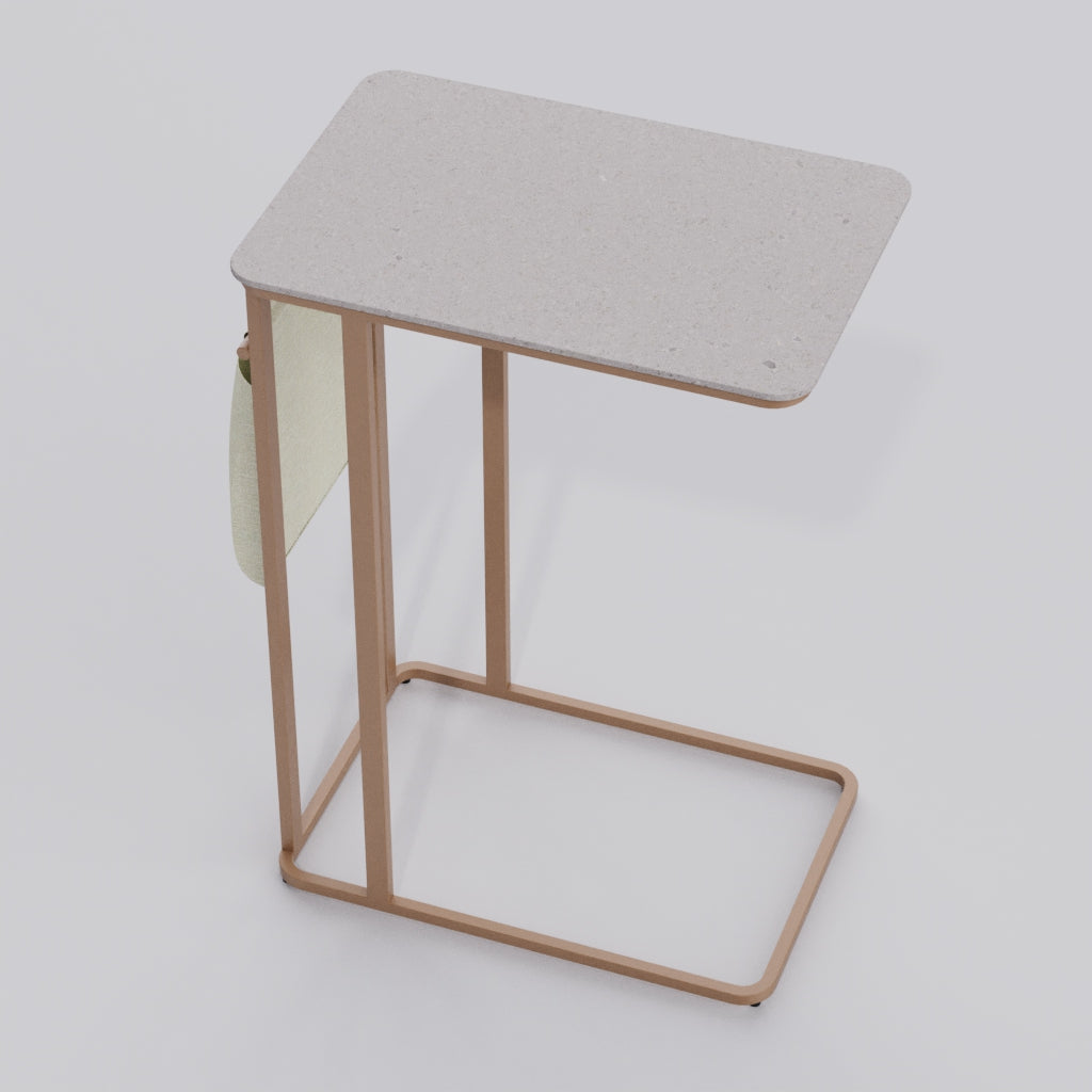 Cullen End Table 1 - Corian