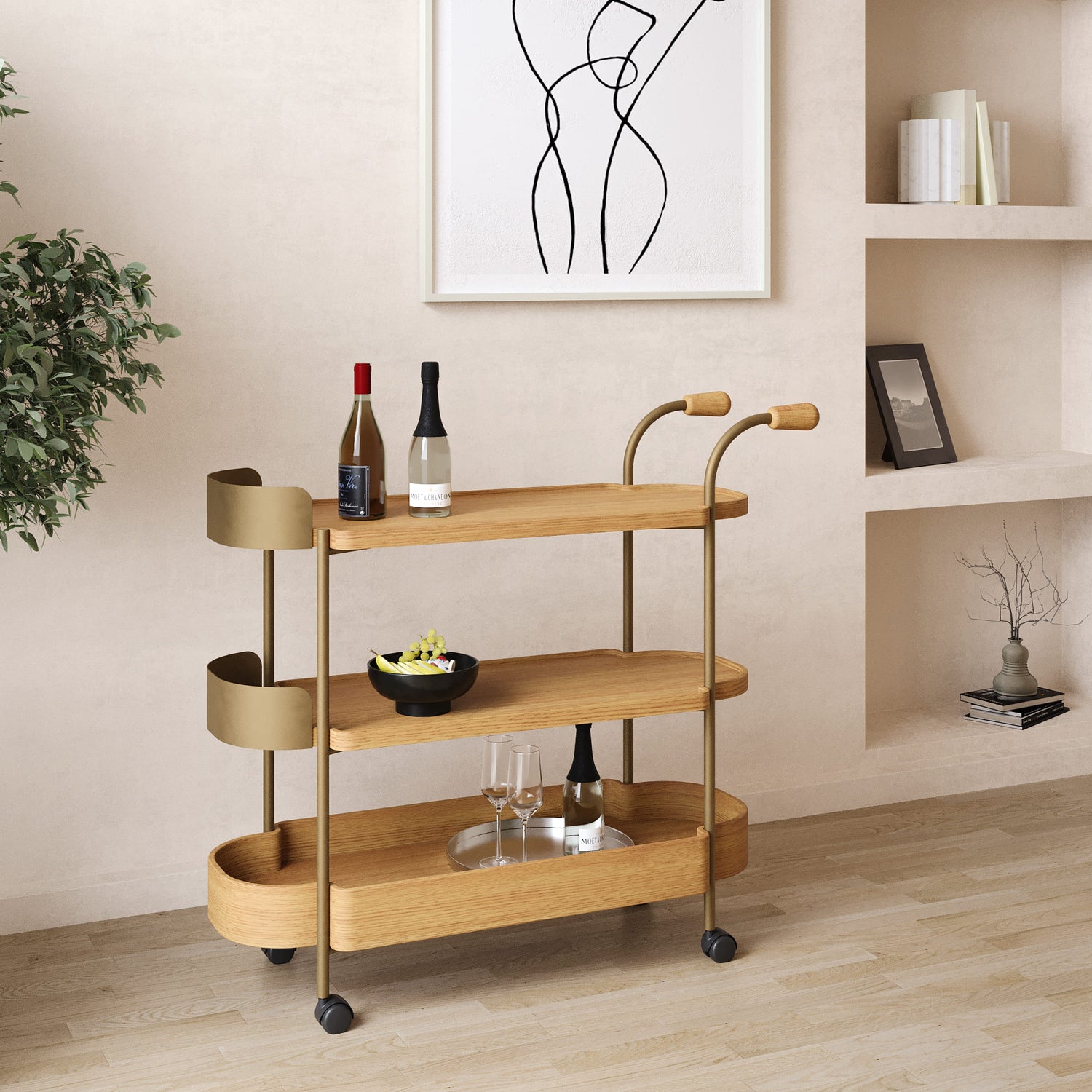 Colosseum Bar Cart