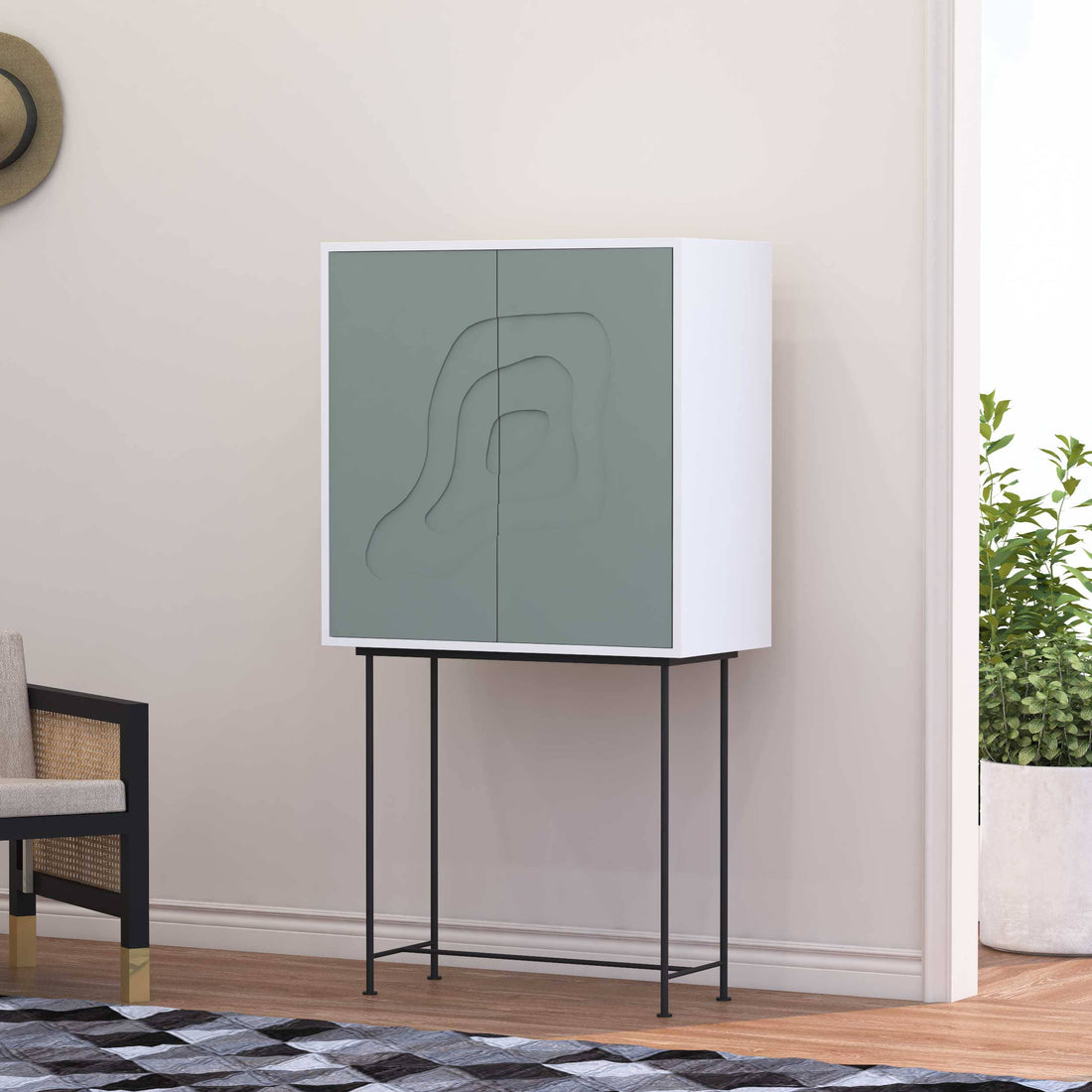 Contoura Bar Cabinet